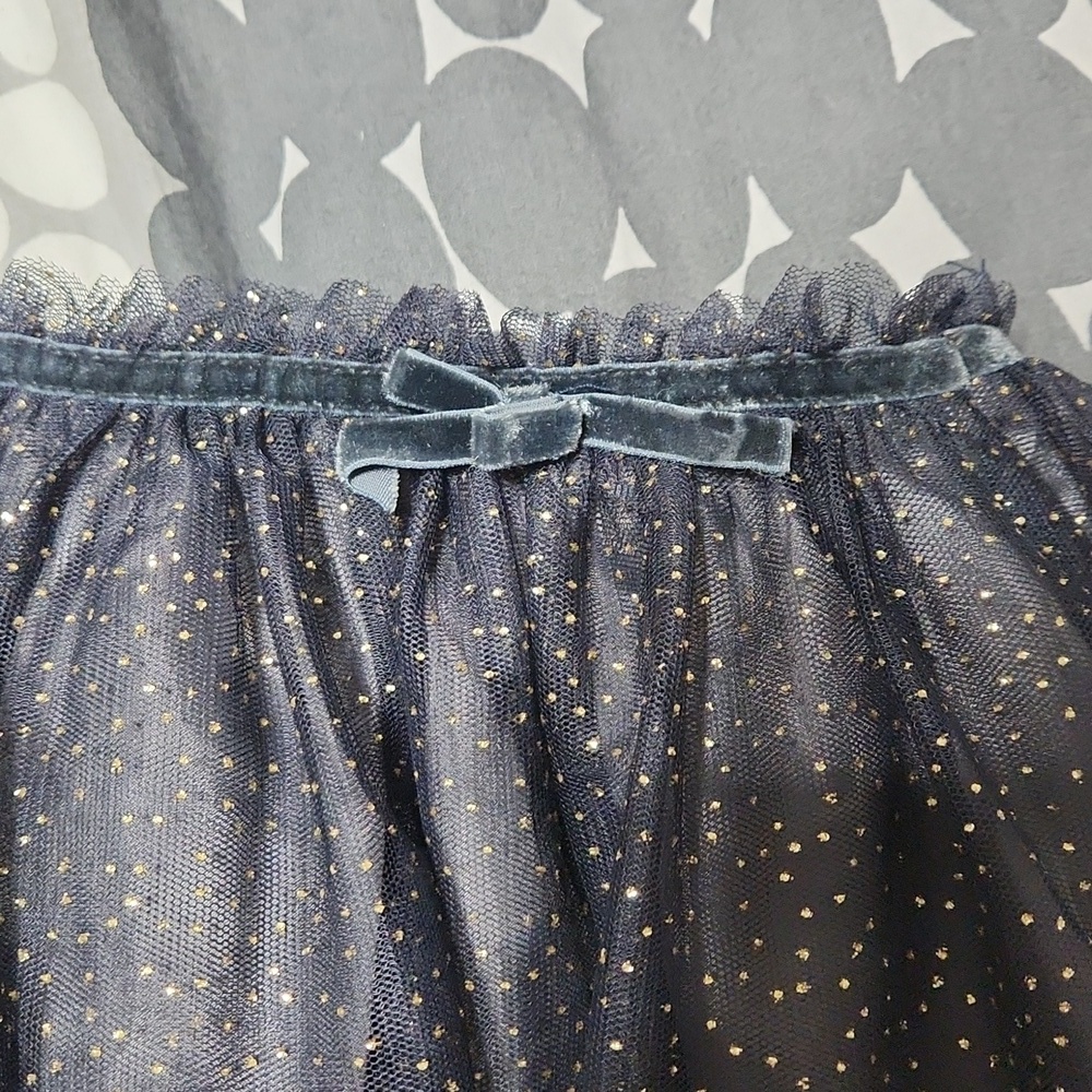 Zara Girls sparkling black grey skirt - Picture 7 of 8